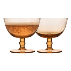 Ecology Aveline Set of 4 Cocktail glasses 225ml Marigold