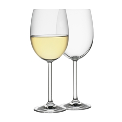 Classic Set of 6 White Wine Glasses 350ml
