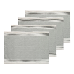 Ecology Cafe Set of 4 Placemats Grey