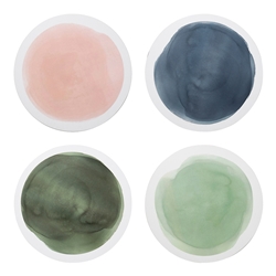 Ecology Watercolour Seaside Set of 4 Coasters 10cm