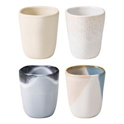 Ecology Fleuve Set of 4 Latte Cups 220ml