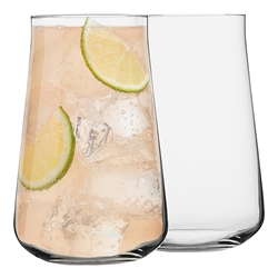 Classic Set of 4 Stemless Cocktail Glasses 500ml