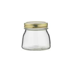 Ecology Source Glass Preserve Jar With Lid 500ml
