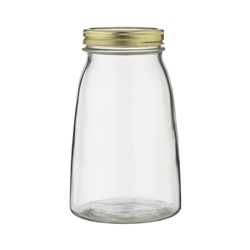 Ecology Source Glass Preserve Jar With Lid 1.5L