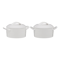 Ecology Set of 2 Signature Casserole 300ml with Lid 