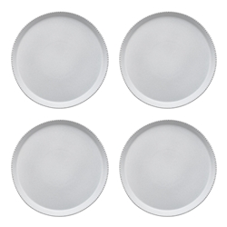 Ecology Solis Set of 4 Dinner Plates 27.5 Milk