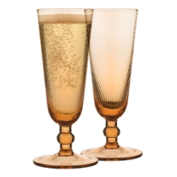 Ecology Aveline Set of 4 Champagne Flutes 150ml Marigold