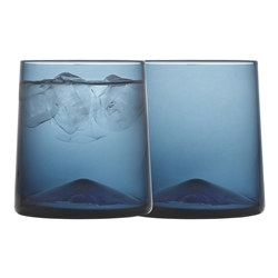Ecology Sierra Set of 4 Tumblers 330ml Ink Blue