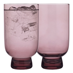 Ecology Arlo Set of 4 HiBall Tumblers Plum