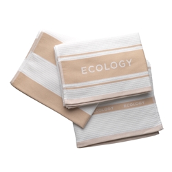 Fold Set of 3 Tea Towels Rose 50 x 75cm