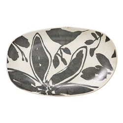 Ecology Cecile Oval Plate 28cm Midnight