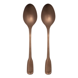 Ecology Anais Set of 2 Serving Spoon Vintage Copper