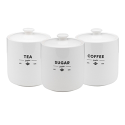 Staples Foundry Set of 3 Canisters 12cm x 15cm