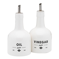 Staples Foundry Oil & Vinegar Set 8.5cm x 17.5cm