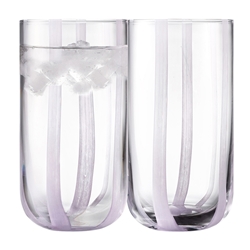 Ecology Luella Set of 4 Hi Ball Tumblers 460ml Wisteria