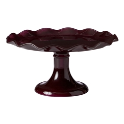 Ecology Ruffle Cake Stand 26cm Elderberry