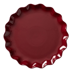 Ecology Ruffle Round Platter 32cm Elderberry