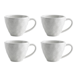 Ecology Speckle Set of 4 Mugs 380ml Milk