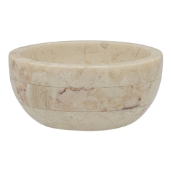 Ecology Earth Round Bowl 9cm Pink Lagoon Marble
