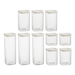 Ecology Store 10 Piece Pantry Set Milk