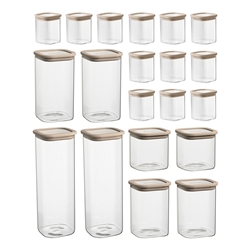 Ecology Store 20 Piece Pantry Set Almond
