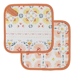 Ecology Clementine Set of 2 Pot Holders 20cm