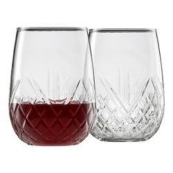 Carmen Set of 6 Stemless Wine Glasses 490ml