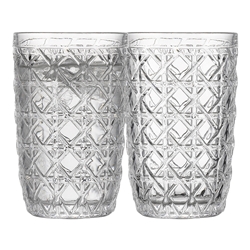 Ecology Rattan Set of 4 Hi Ball Tumblers 360ml