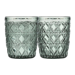 Ecology Rattan Set of 4 Tumblers 295ml Moss
