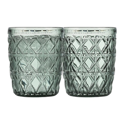 Ecology Rattan Set of 4 Tumblers 295ml Moss