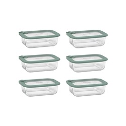 Ecology Store Set of 6 Rectangle Containers 17cm
