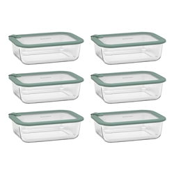 Ecology Store Set of 6 Rectangle Containers 22.5cm