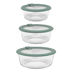 Ecology Store Set of 3 Round Food Containers