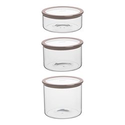 Ecology Store Set of 3 Barrel Food Containers