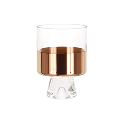 Tom Dixon Tank Low Ball Glass Copper 240ml Set of 2