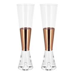 Tom Dixon Tank Champagne Glass Copper 180ml Set of 2