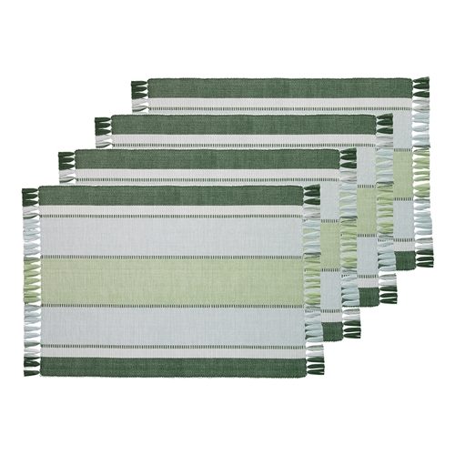 Ecology Sedona Set of 4 Placemats Dill