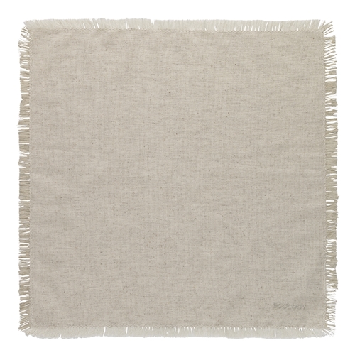 Ecology Fray Set of 4 Napkins Flax