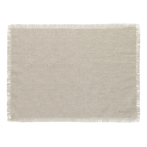Ecology Fray Set of 4 Placemats Flax
