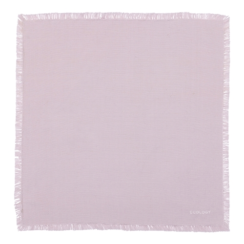 Ecology Fray Set of 4 Napkins Lilac