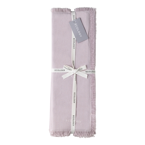 Ecology Fray Set of 4 Placemats Lilac
