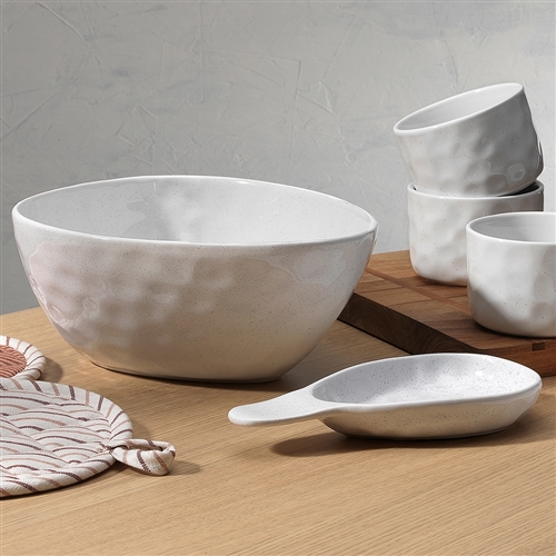 Ecology Speckle Mixing Bowl 26cm Milk