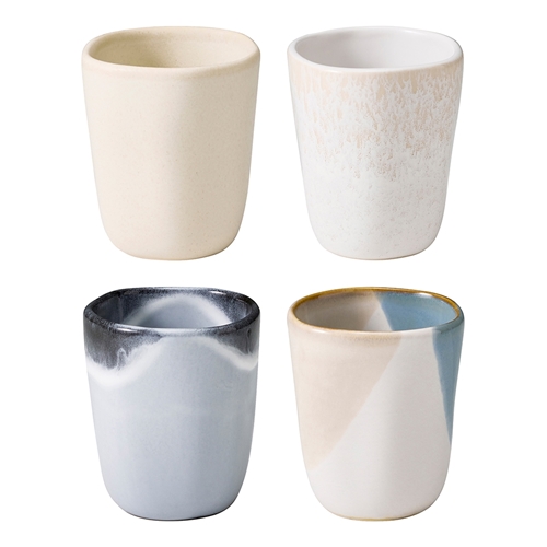 Ecology Fleuve Set of 4 Latte Cups 220ml