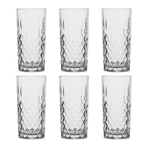 Ecology Remi Set of 6 Hi Ball Glasses 356ml