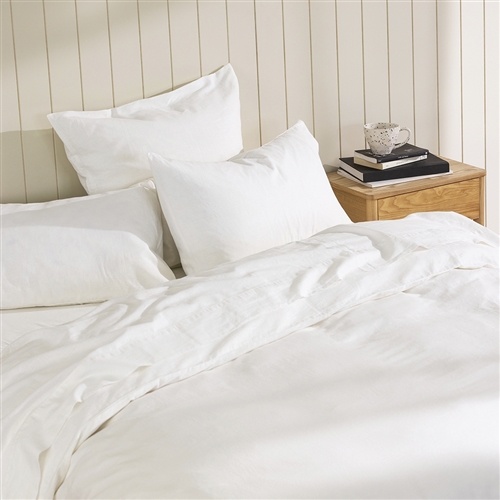 Ecology Dream Quilt Cover Queen White