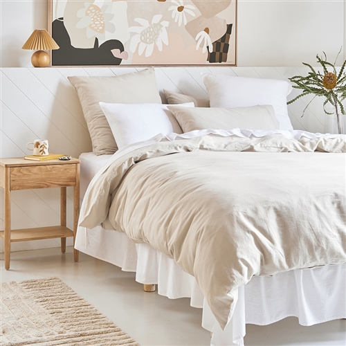 Ecology Dream Pillow Case Pair Stone