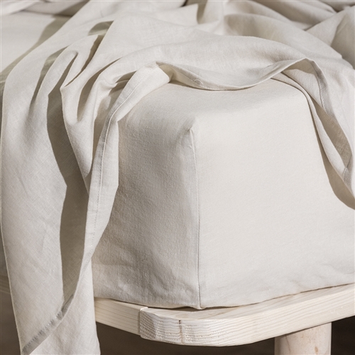 Ecology Dream Fitted Sheet Stone