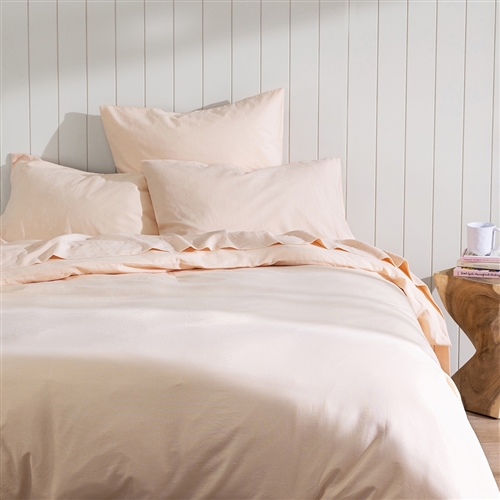 Ecology Dream Quilt Cover King Peach