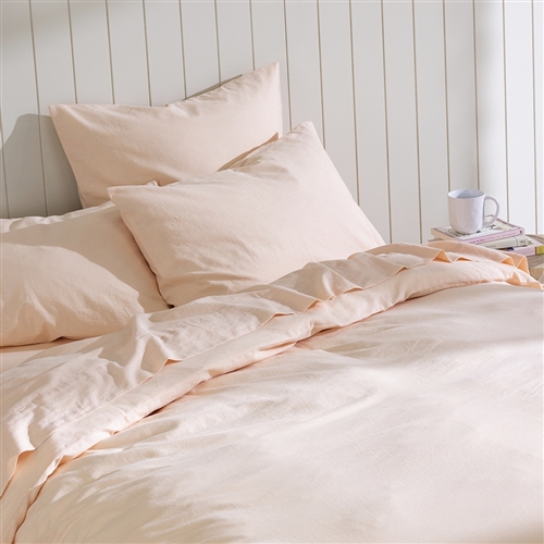 Ecology Dream Quilt Cover King Peach