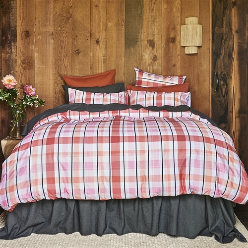 Isla Check Quilt Cover King